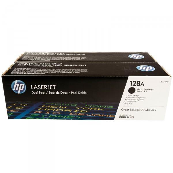 Pack de cartuchos Negro original HP CE320AD 128A