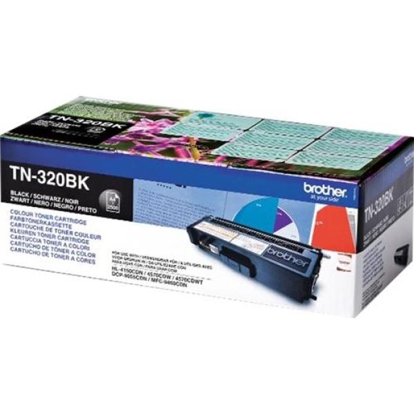 Original Cartucho de tóner Negro Brother TN320BK