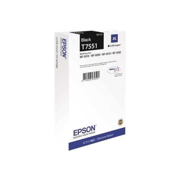 Cartucho de tinta Negro original Epson T7551