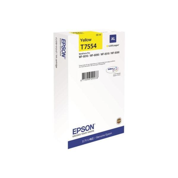 Cartucho de tinta Amarillo original Epson T7554