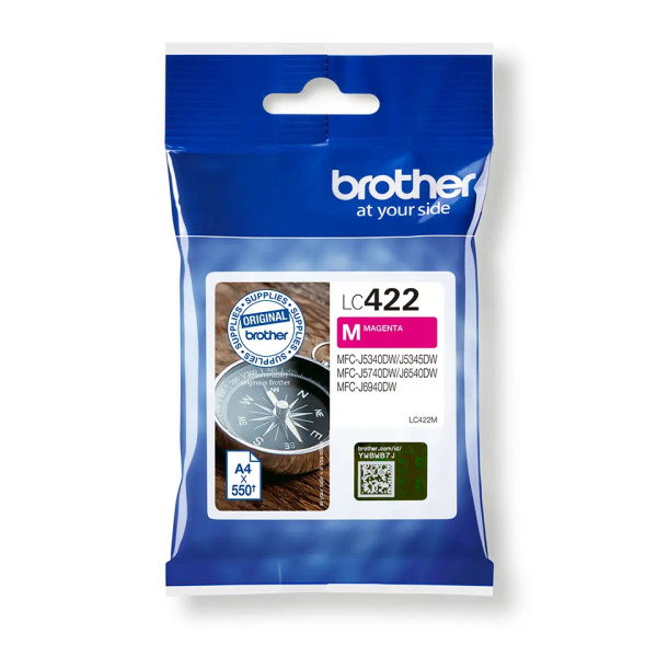 Cartucho de tinta Magenta original Brother LC422