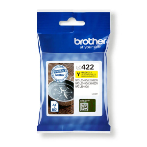Cartucho de tinta Amarillo original Brother LC422