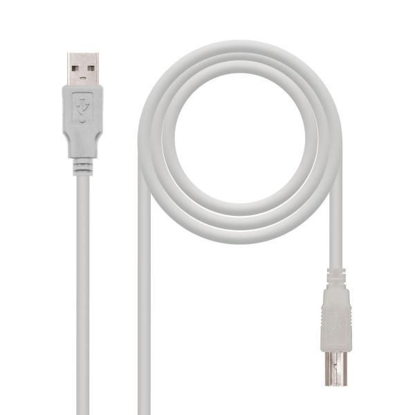 Nanocable Cable de Impresora USB-A 2.0 Macho a USB-B Macho 4.50m