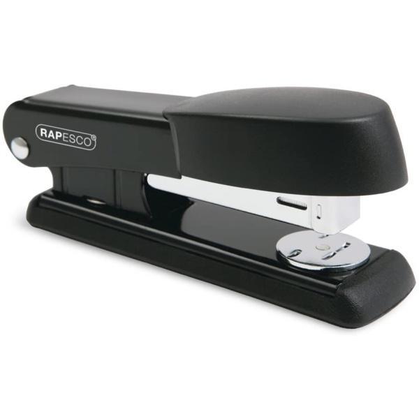 Rapesco Bowfin Grapadora Metalica de Sobremesa - 25 Hojas Negro