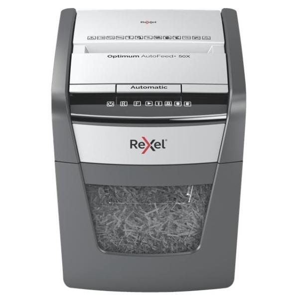 Rexel Optimum AutoFeed 50X Destructora Automatica 50 hojas 20L