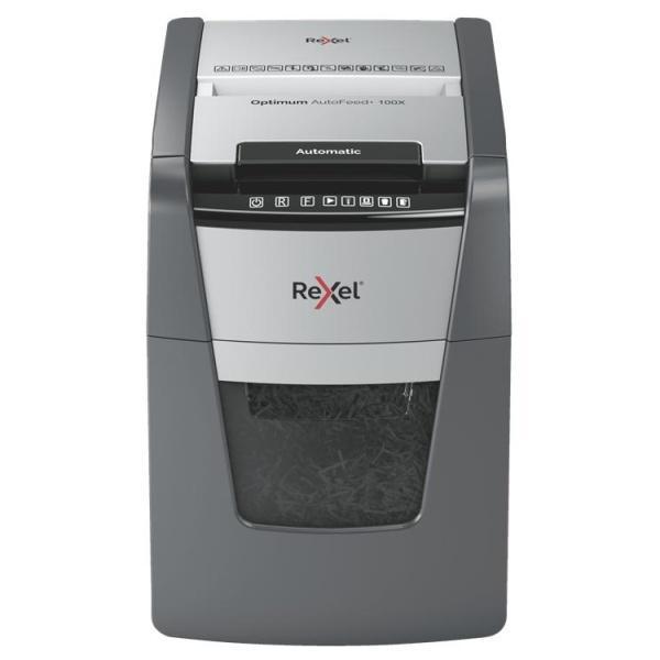 Rexel Optimum AutoFeed 100X Destructora Automatica 100 hojas 34L