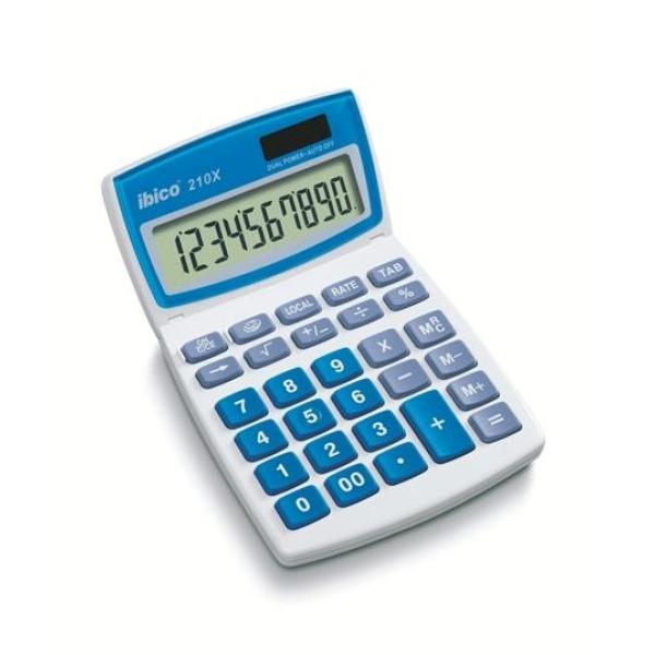 Ibico 210X Calculadora de Sobremesa LCD 10 Pantalla Ajustable