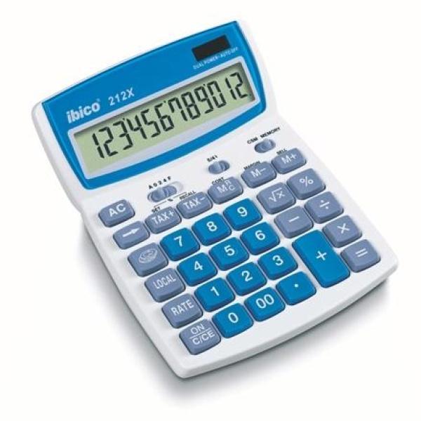 Ibico 212X Calculadora de Sobremesa teclas Relieve  LCD 12