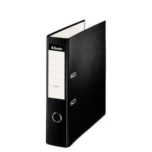 10 Esselte Archivador de Palanca - Formato Folio - Lomo 75mm - Capacidad para 500 Hojas - Color Negro