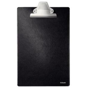 Esselte Carpeta de Base Forrada en Plastico con Pinza - Formato A4 - Color Negro - 604037