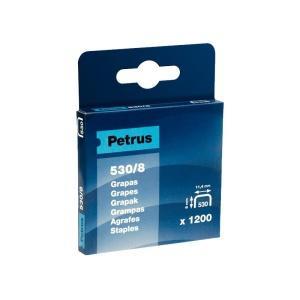 Petrus Grapas 530/8 Cobreadas Clavadora 1200 Grapas  Patilla 8mm