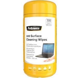 Fellowes Pack de 100 Toallitas de Limpieza para Superficies