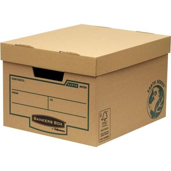 10 Fellowes Bankers Box Earth Contenedor Archivos Manual Marron