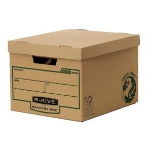 10 Fellowes Bankers Box Earth Gran Contenedor Archivos Manual Marron