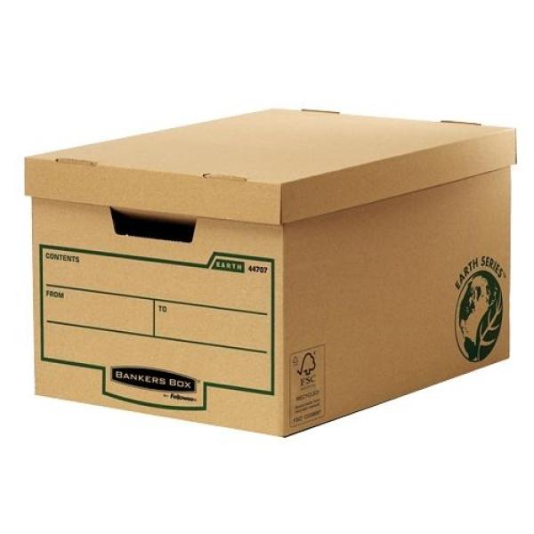 10 Fellowes Bankers Box Earth Maxi Contenedor Archivos Manual Marron