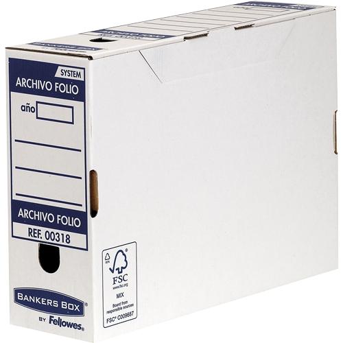 Caja De Archivo Para Carpetas Colgantes Bankers Box - Resistente, Con Solapa Protectora, Material Reciclable