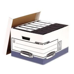 10 Fellowes Bankers Box Contenedor Archivos Folio Automatico