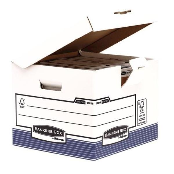 10 Fellowes Bankers Box Contenedor Archivos Tapa Fija Automatico