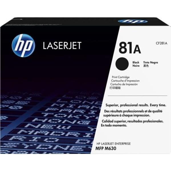Original HP CF281A Negro Cartucho de Toner - 81A
