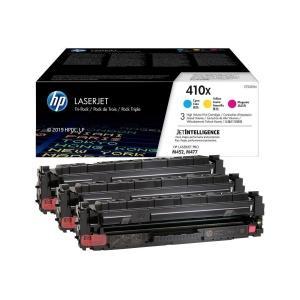 Original HP CF411X/CF412X/CF413X Pack de 3 Cartuchos de Toner Originales - 410X