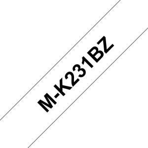 Compatible Brother MK231BZ Cinta No de Etiquetas - negro sobre blanco - 12mm x 4 metros
