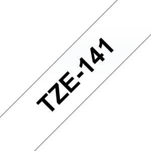 Compatible Brother TZe141 Cinta de Etiquetas - negro sobre transparente - 18mm x 8 metros