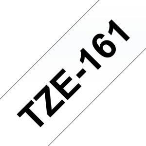 Compatible Brother TZe161 Cinta de Etiquetas - negro sobre transparente - 36mm x 8 metros