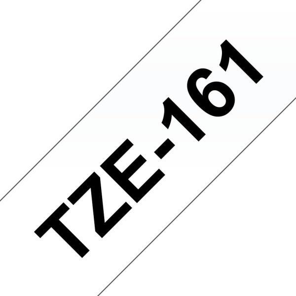 Compatible Brother TZe161 Cinta de Etiquetas - negro sobre transparente - 36mm x 8 metros