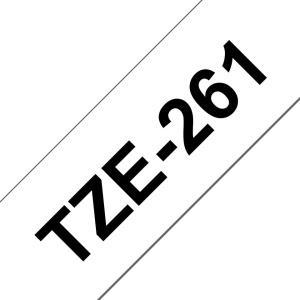 Compatible Brother TZe261 Cinta de Etiquetas - negro sobre blanco - 36mm x 8 metros