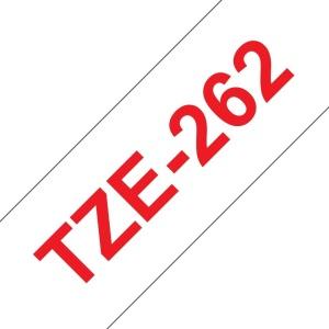 Compatible Brother TZe262 Cinta de Etiquetas - rojo sobre blanco - 36mm x 8 metros