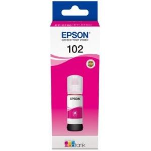 Original Epson 102 Magenta - Botella de Tinta C13T03R340