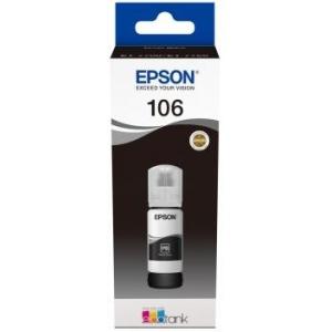 Original Epson 106 Negro Photo - Botella de Tinta C13T00R140
