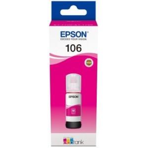 Original Epson 106 Magenta - Botella de Tinta C13T00R340