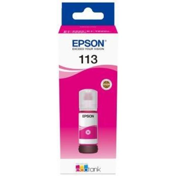 Original Epson 113 Magenta - Botella de Tinta Pigmentada C13T06B340