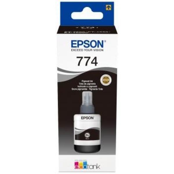 Original Epson T7741 Negro – Botella de Tinta Pigmentada C13T774140