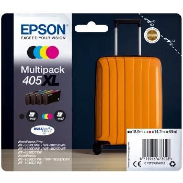 Original Epson 405XL Pack de 4 Cartuchos de Tinta - C13T05H64010