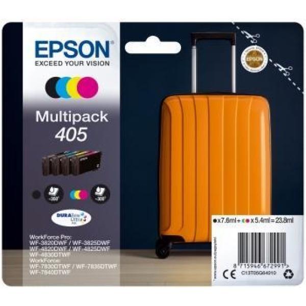 Original Epson 405 Pack de 4 Cartuchos de Tinta - C13T05G64010