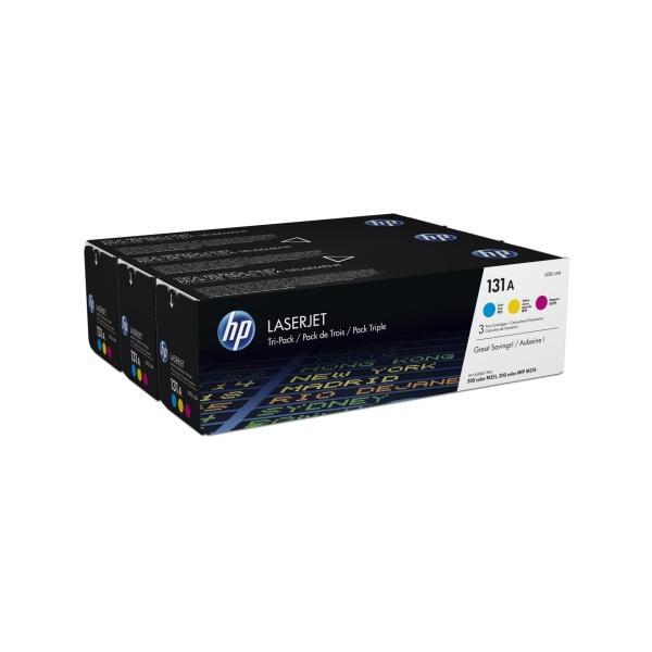 Original HP CF211A/CF212A/CF213A Pack de 3 Cartuchos de Toner Originales - 131A