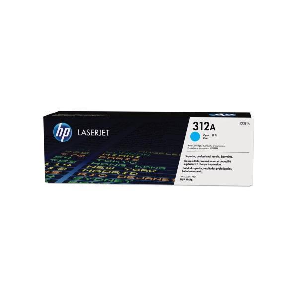 Original HP CF381A Cyan Cartucho de Toner - 312A