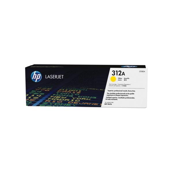 Original HP CF382A Amarillo Cartucho de Toner - 312A