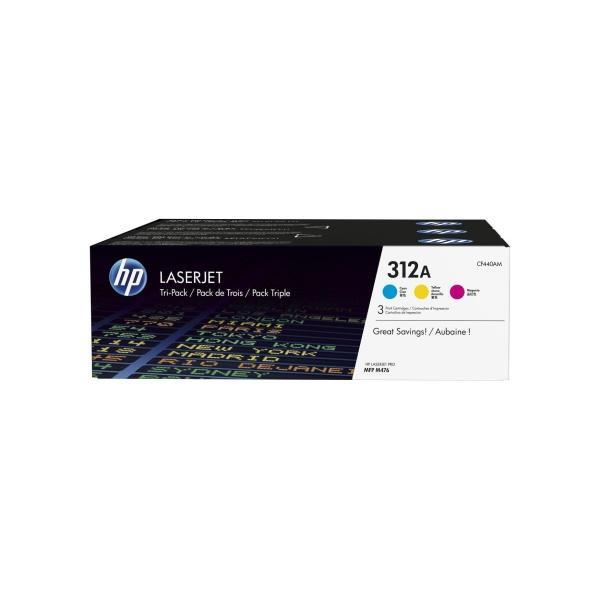 Original HP CF440AM Pack de 3 Cartuchos de Toner Originales - 312A