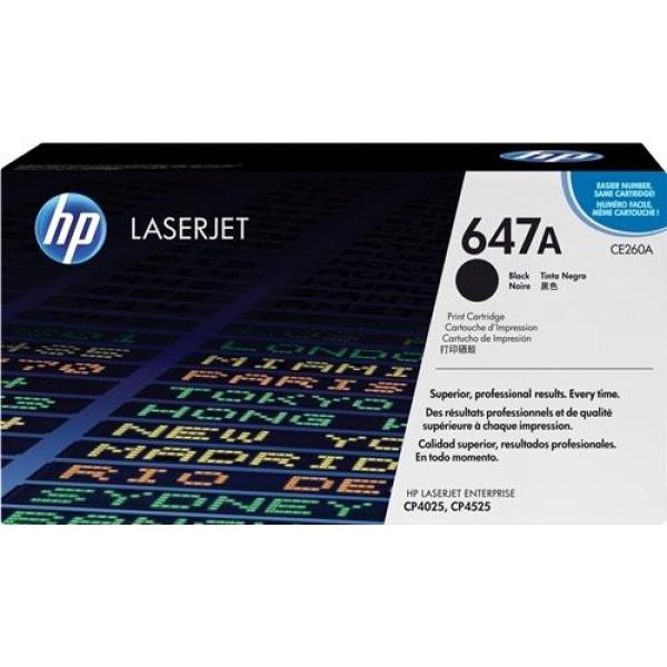 Original HP CE260A Negro Cartucho de Toner - 647A