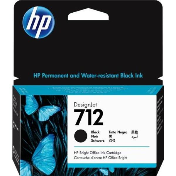 Original HP 712 Negro Cartucho de Tinta - 3ED70A