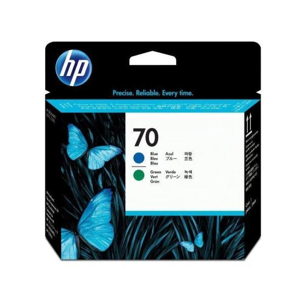 Original HP 70 Azul/Verde Cabezal de Impresion - C9408A