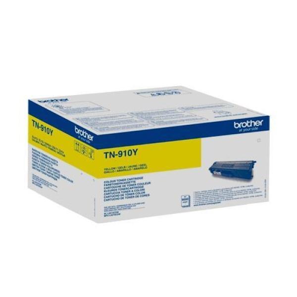 Original Brother TN910 Amarillo Cartucho de Toner - TN910Y