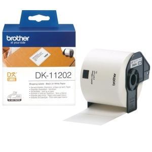 Original Brother DK11202 - Etiquetas Envios - 62x100 mm - 300 Unidades - negro sobre  blanco