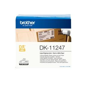 Original Brother DK11247 - Etiquetas Envios Grandes - 103x164 mm - 180 Unidades - negro sobre  blanco