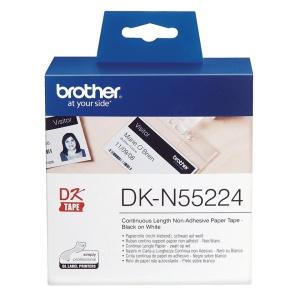 Original Brother DKN55224 -  Ancho 54mm x 30,48 metros - negro sobre  blanco