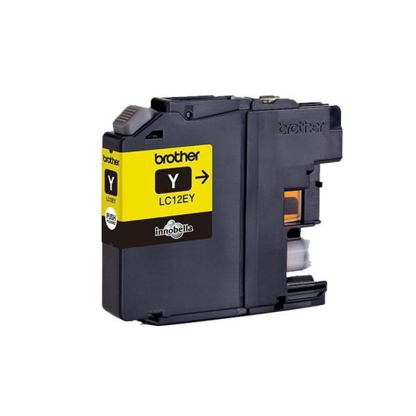 Original Brother LC12E Amarillo Cartucho de Tinta - LC12EY
