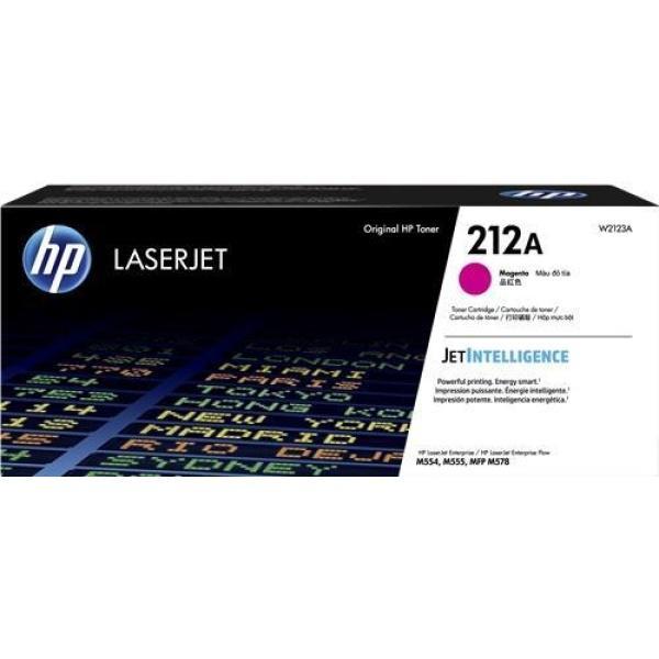 Original HP W2123A Magenta Cartucho de Toner - 212A